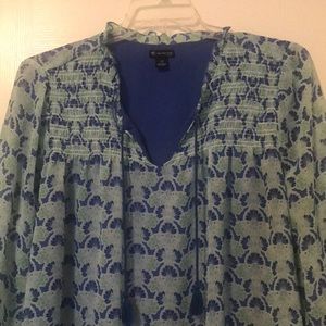 New Direction seashell blouse SZ 2X